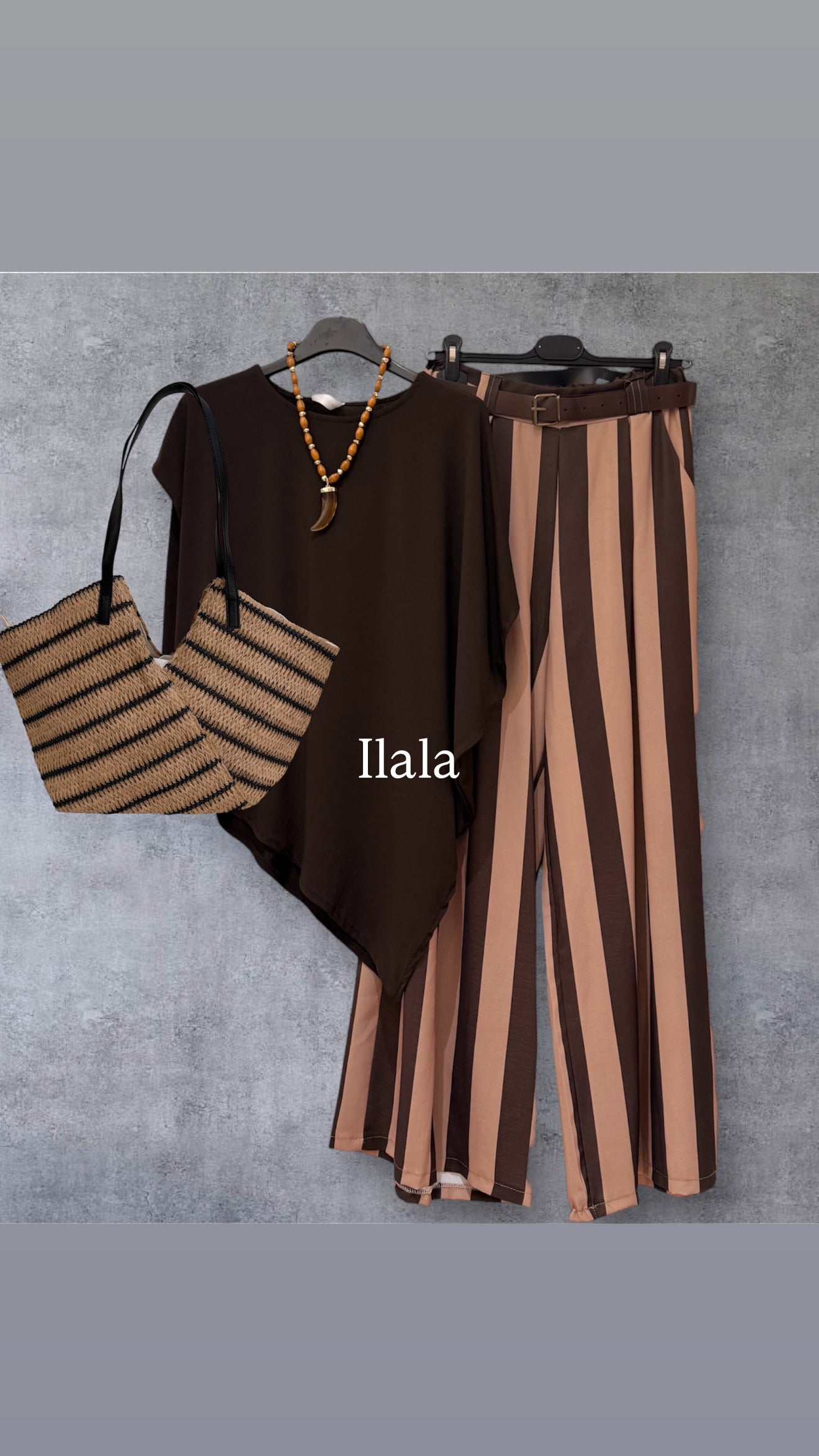 Pantalón fluido Raya ancha