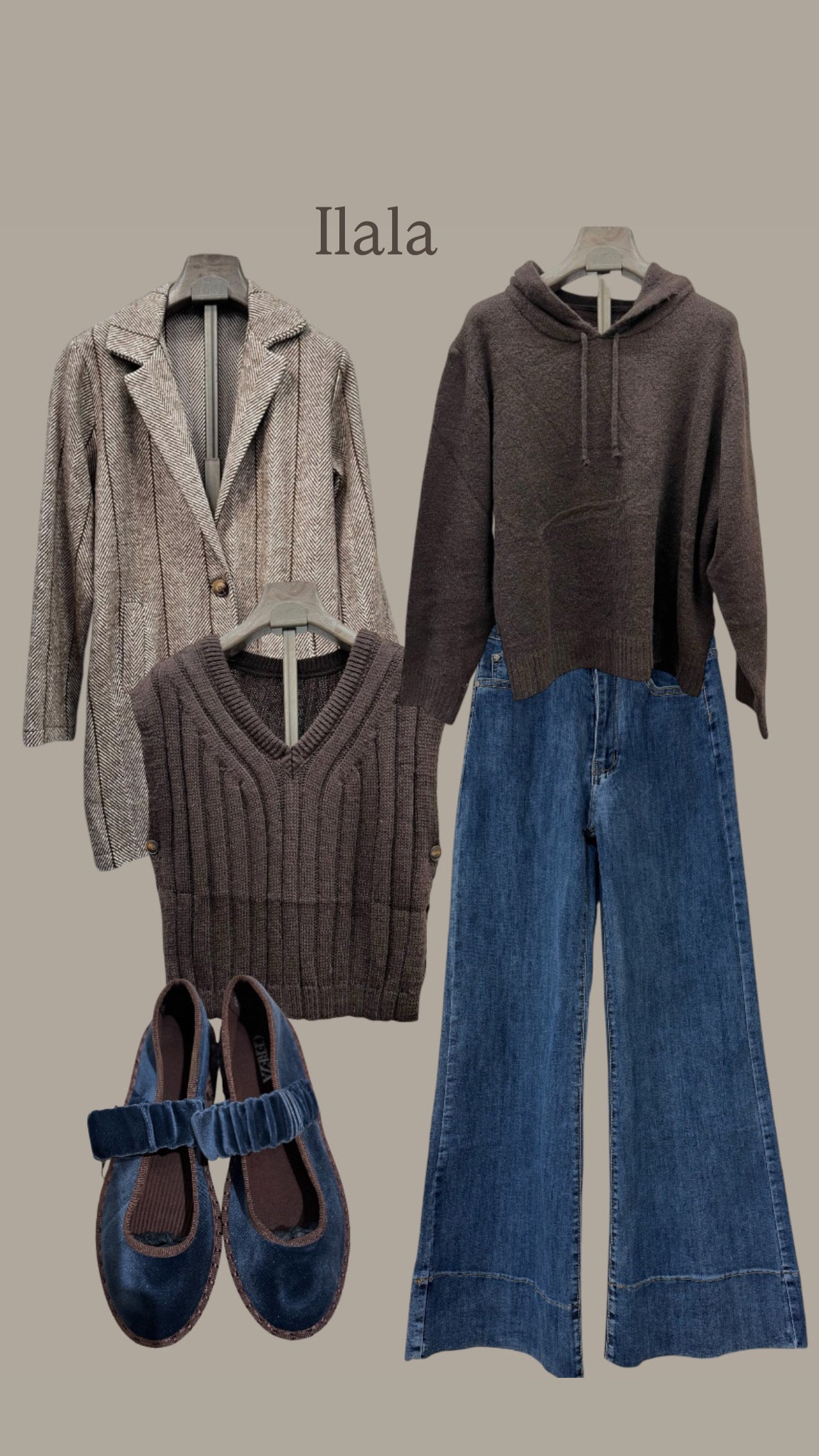 Casaco espinha de peixe