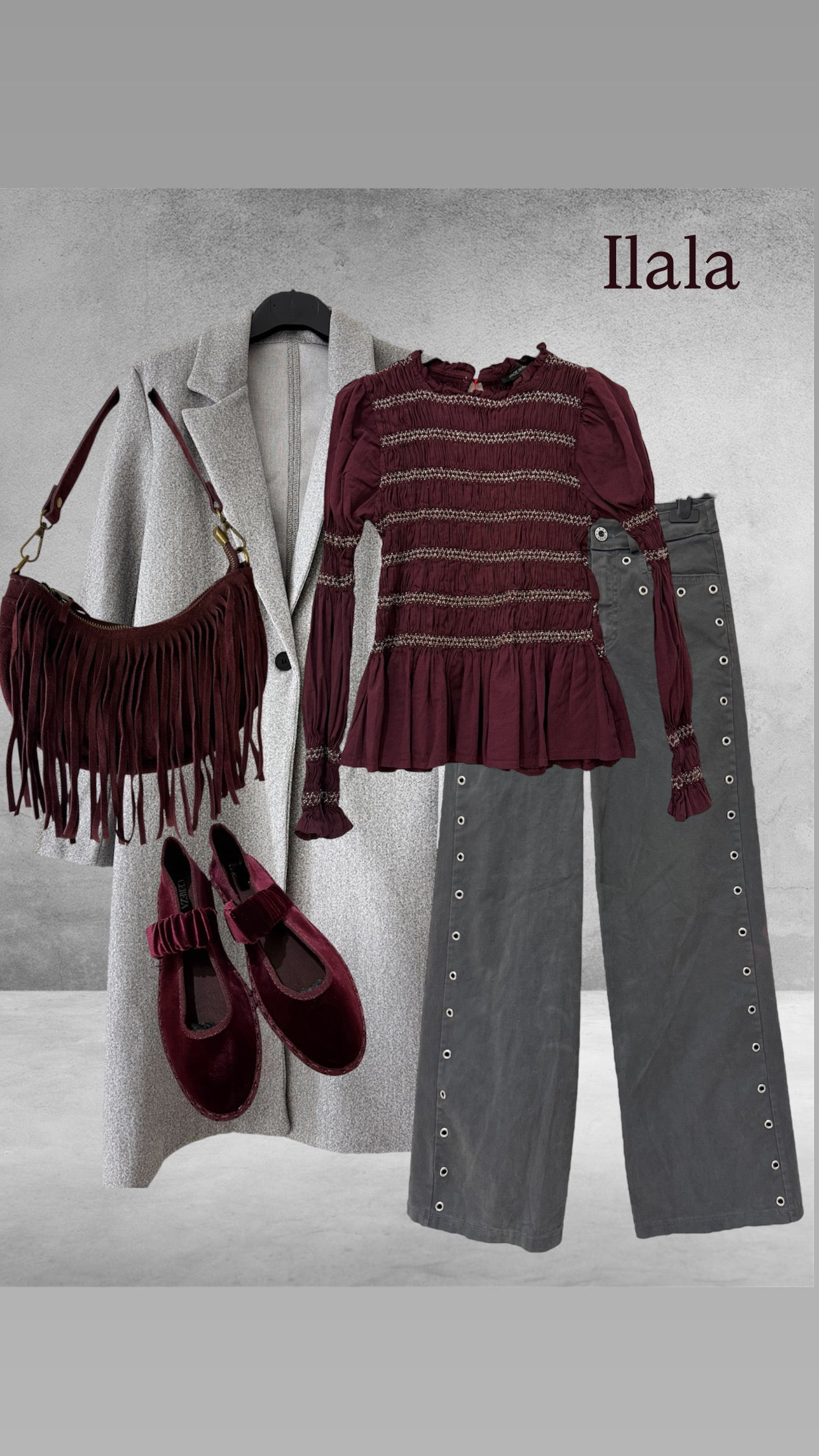 Lamé Gathered Shirt