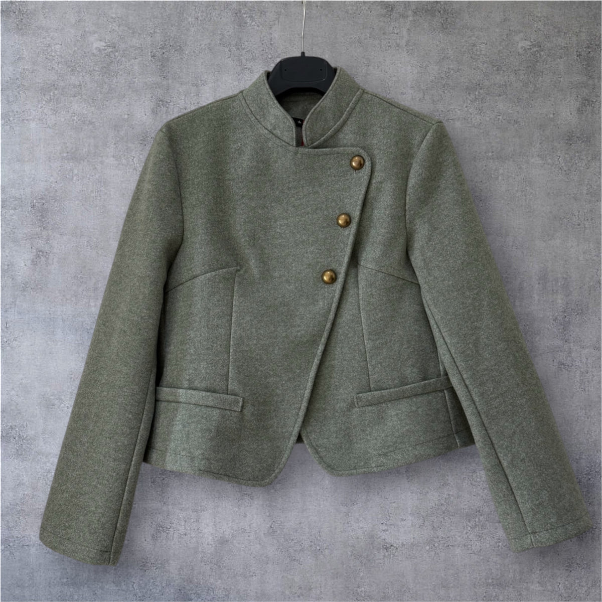 Chaqueta Paño Botón lateral