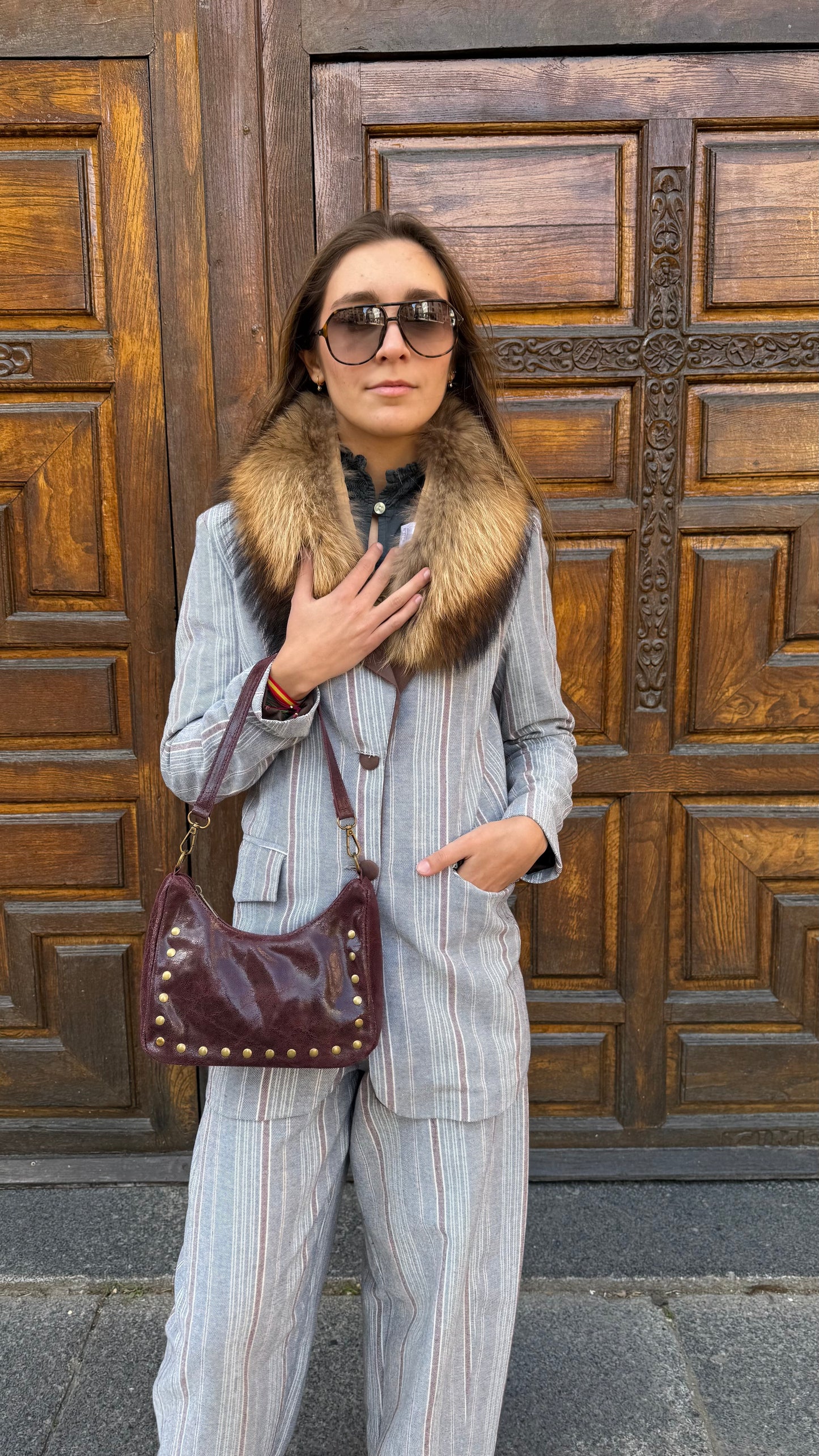 Chaqueta Larga mil Rayas