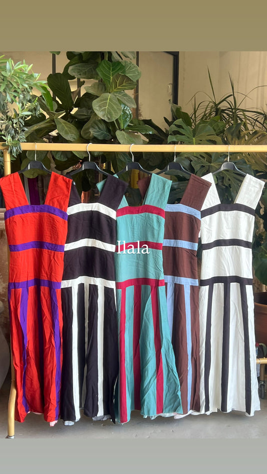 Vestido Bandas