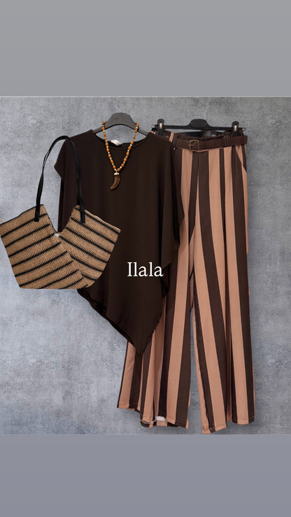 Pantalón fluido Raya ancha