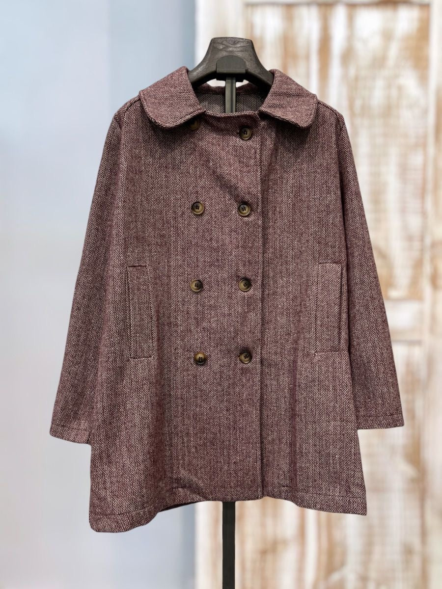 Chaquetón Espiga doble botón