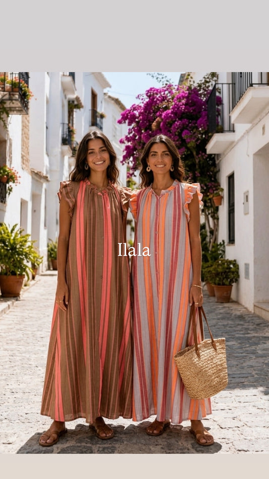 Vestido Rayas sisa Beach