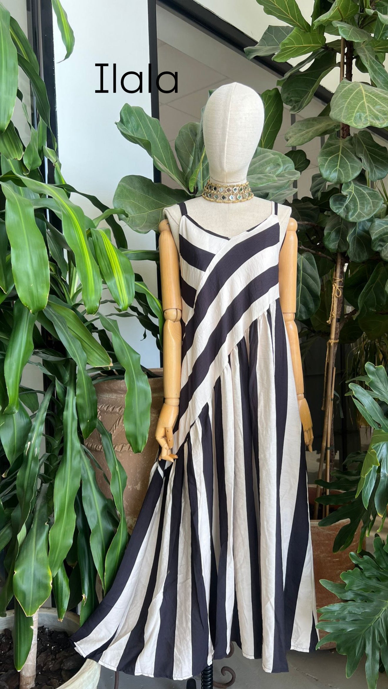 Vestido Raya Lateral