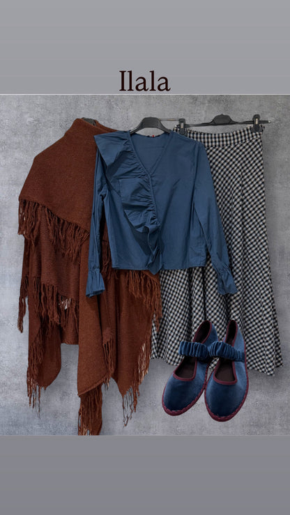 Picos de Lana con flecos