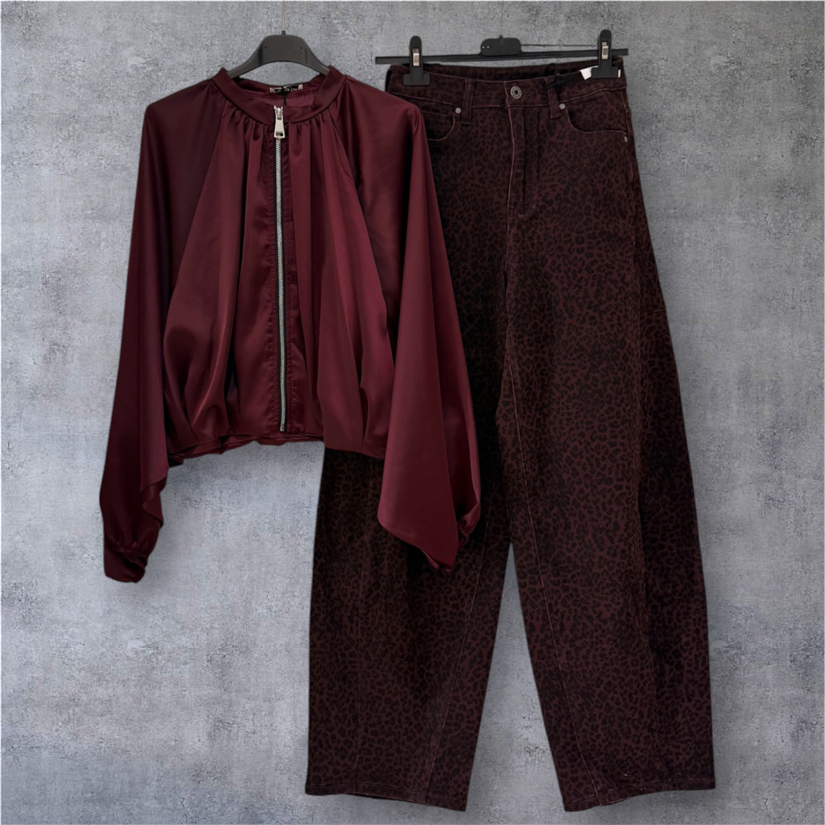Pantalón Barrel Print
