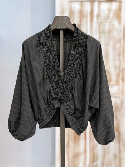 Blusa Rayitas cruzada