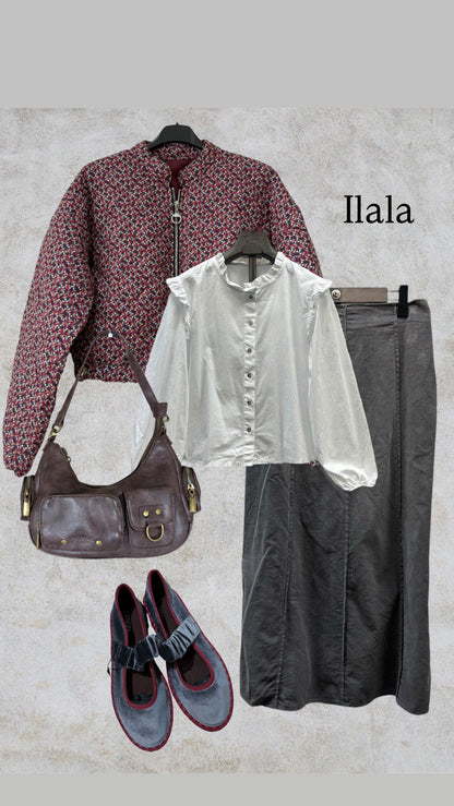 Saia de micro bombazine