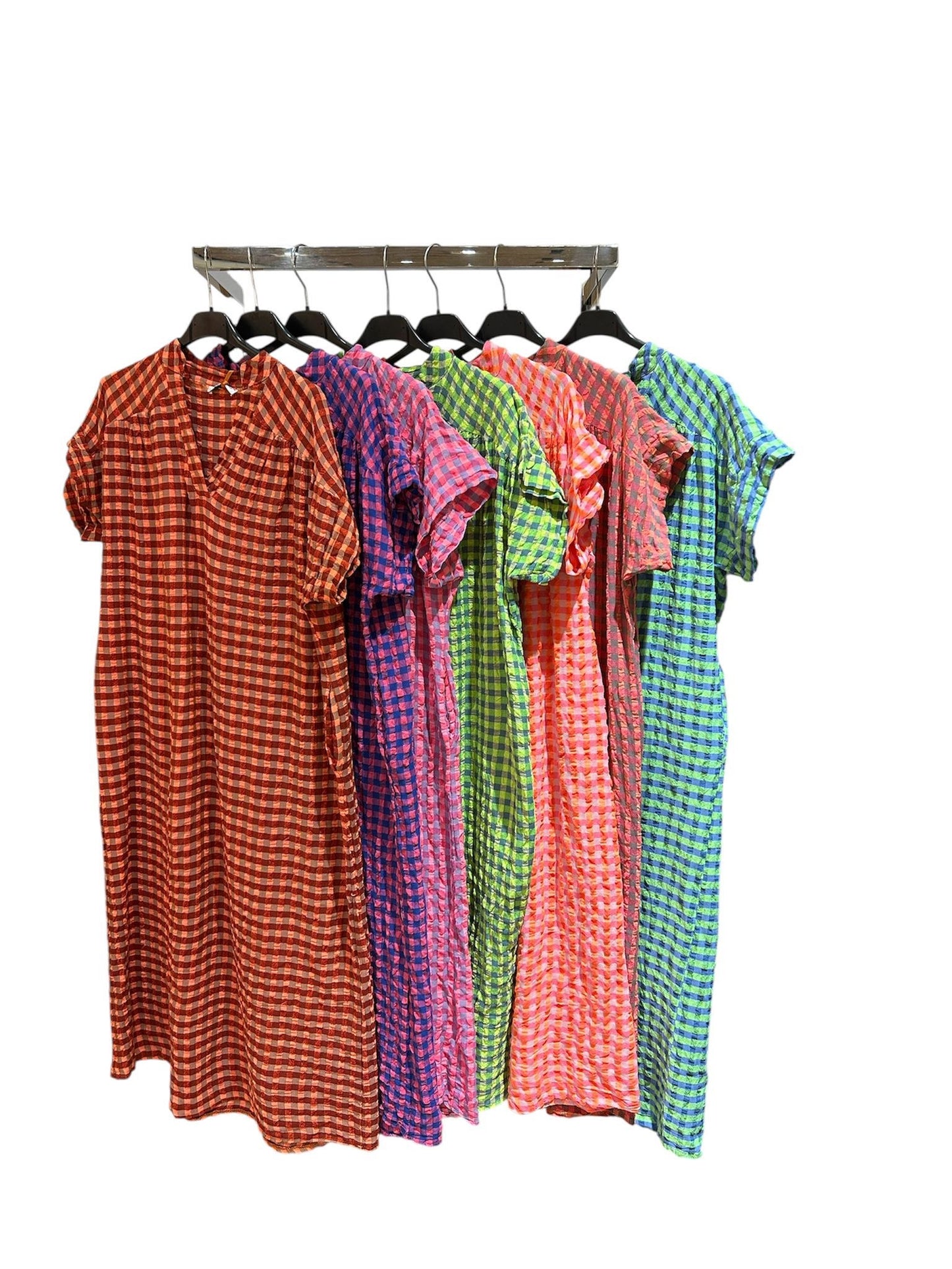 Vestido Vichy Flúor
