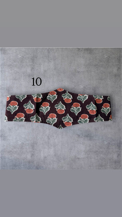 Fajín estampado doble pico Flores