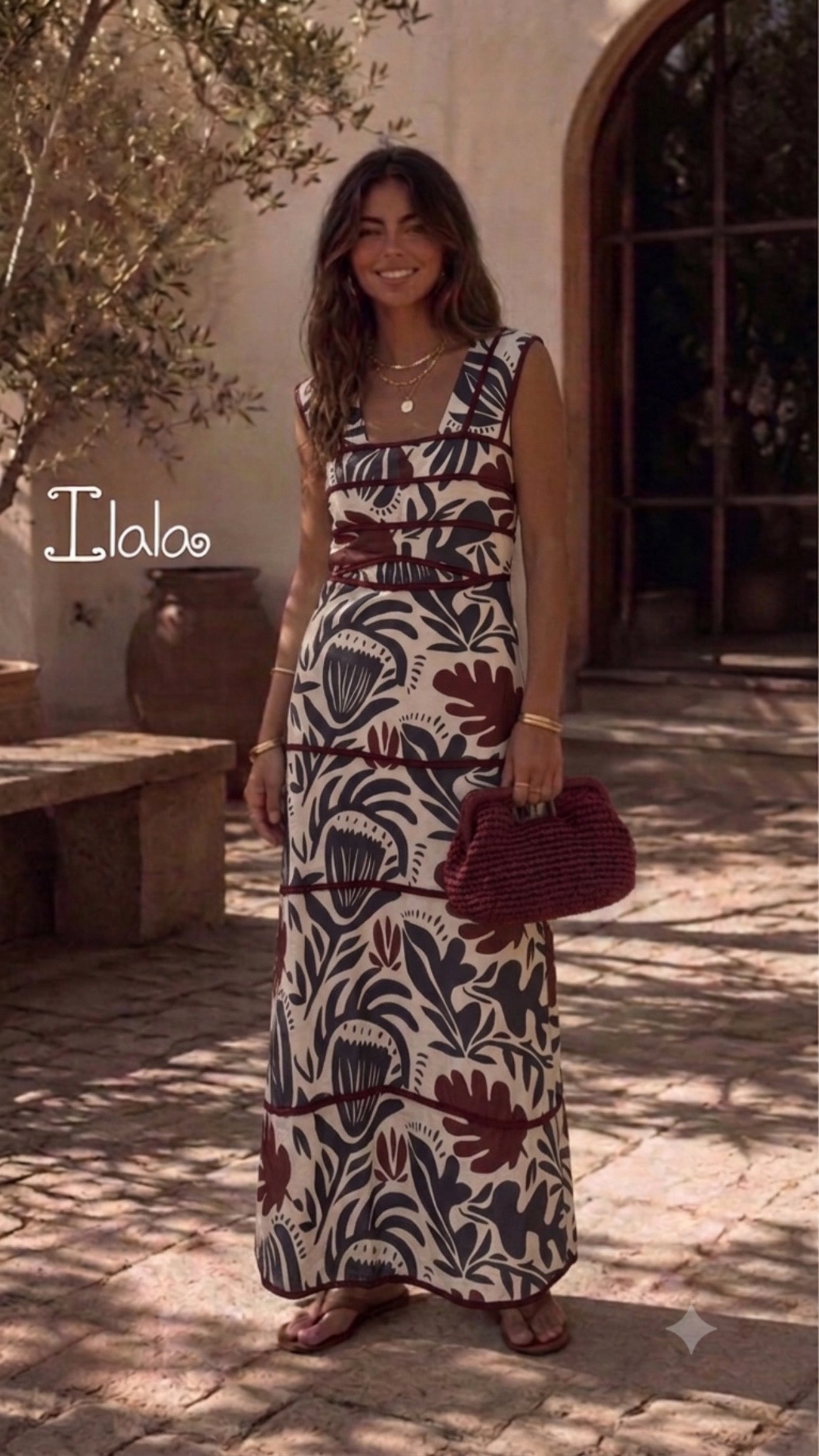 Vestido Moteado