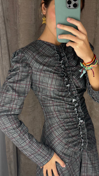 Vestido Vichy Escocés