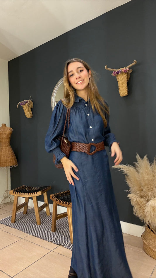 Falda vaquera fluida