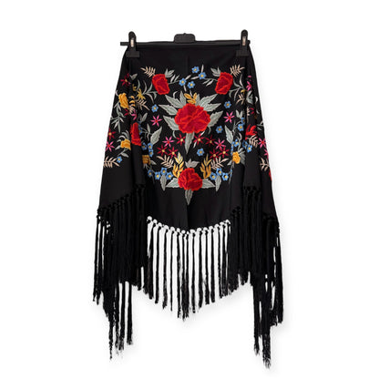 Mantón bordado Flamenca