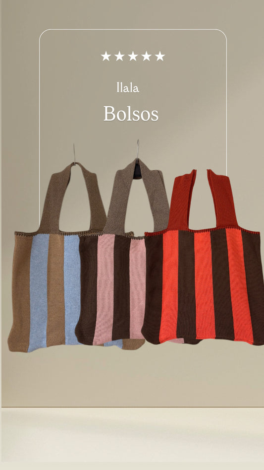 Bolsos de hilo Rayas