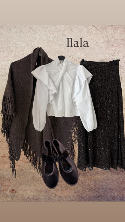 Picos de Lana con flecos