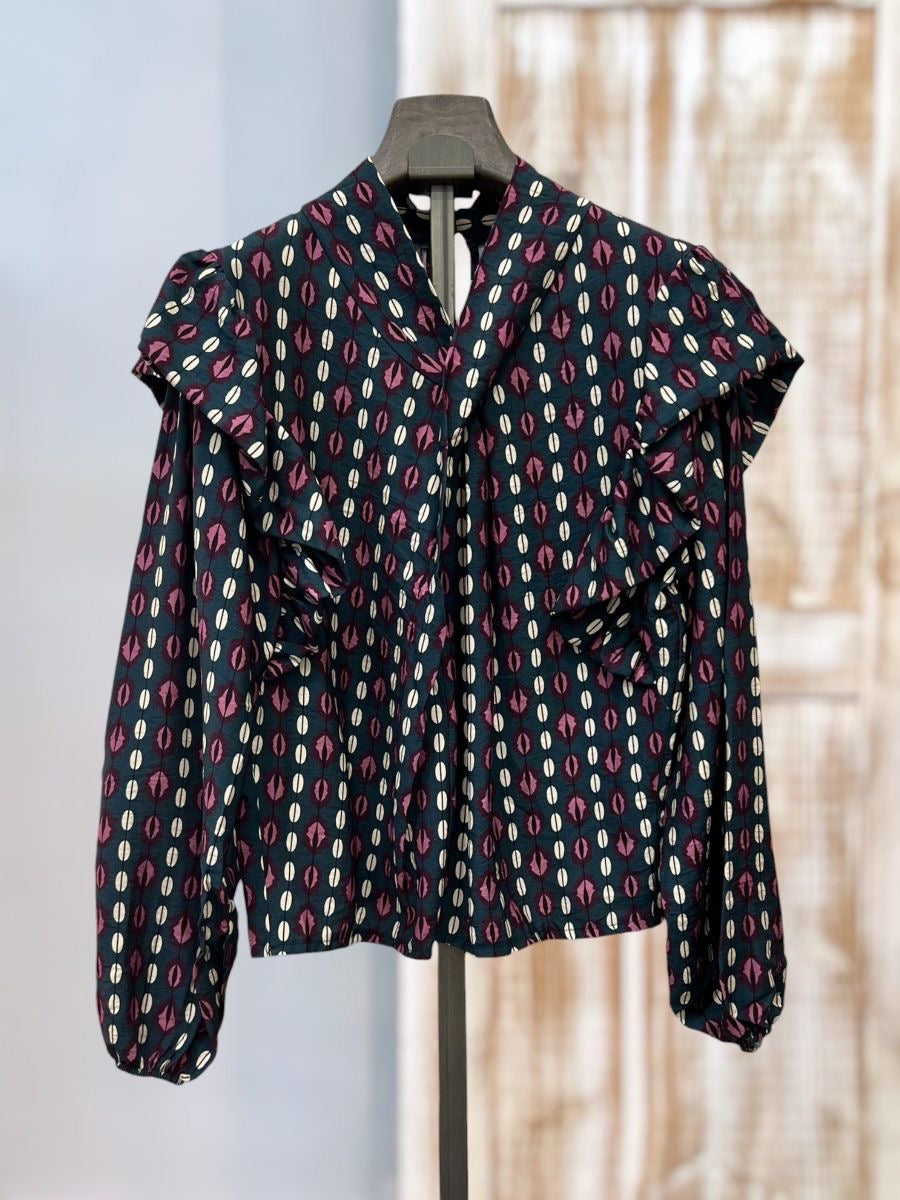 Blusa Topo volantes