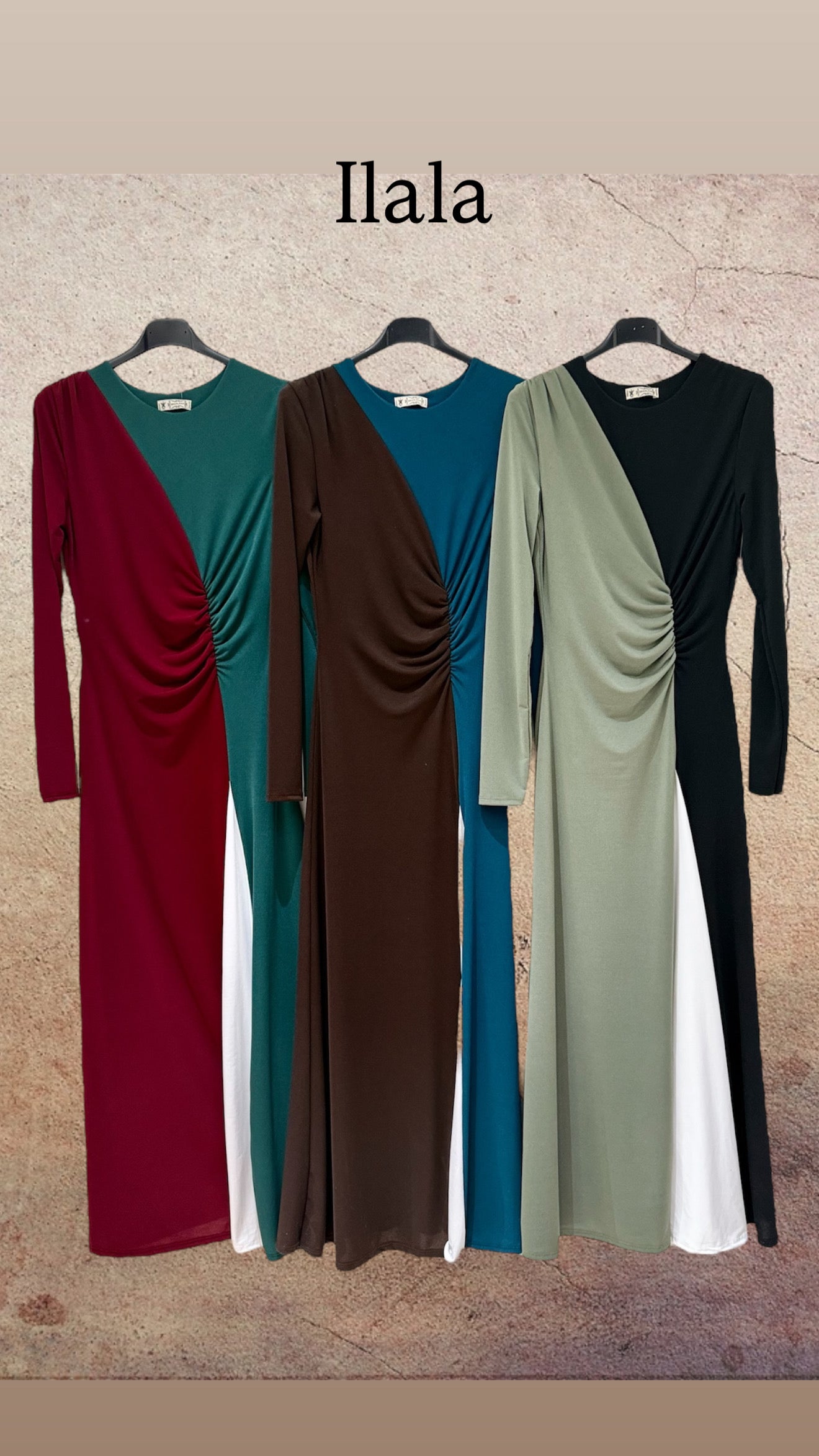 Vestido Capa Tricolor