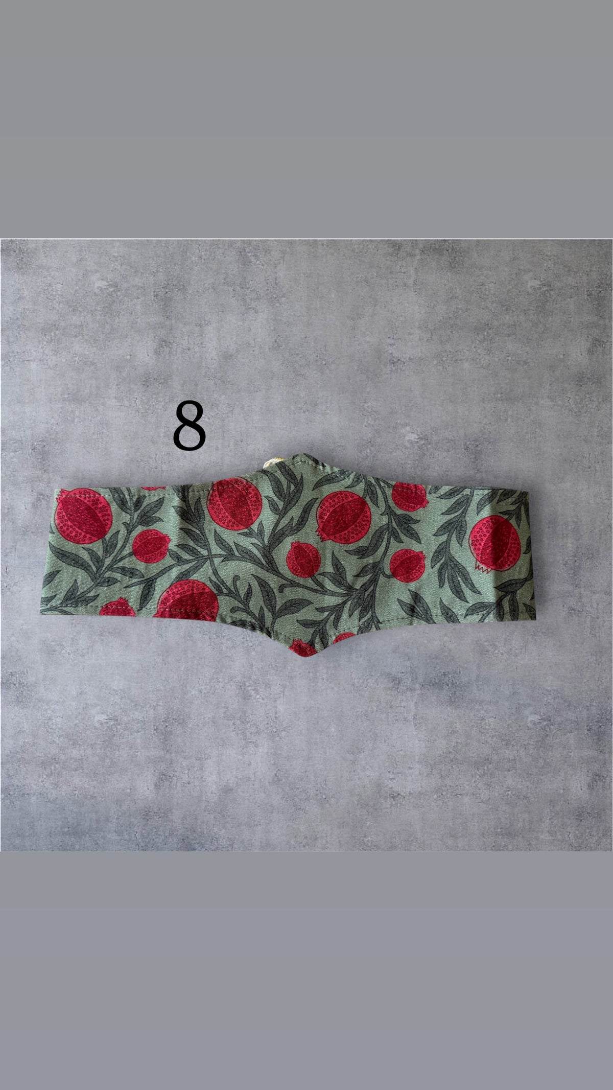 Fajín estampado doble pico Flores