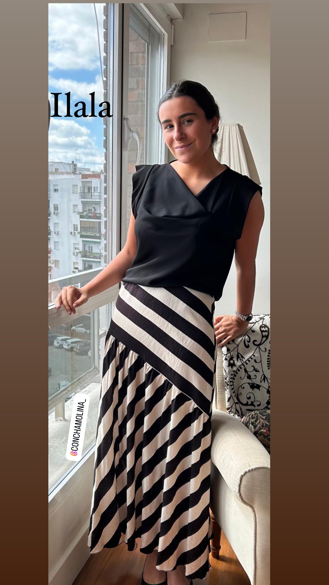Falda Raya Lateral