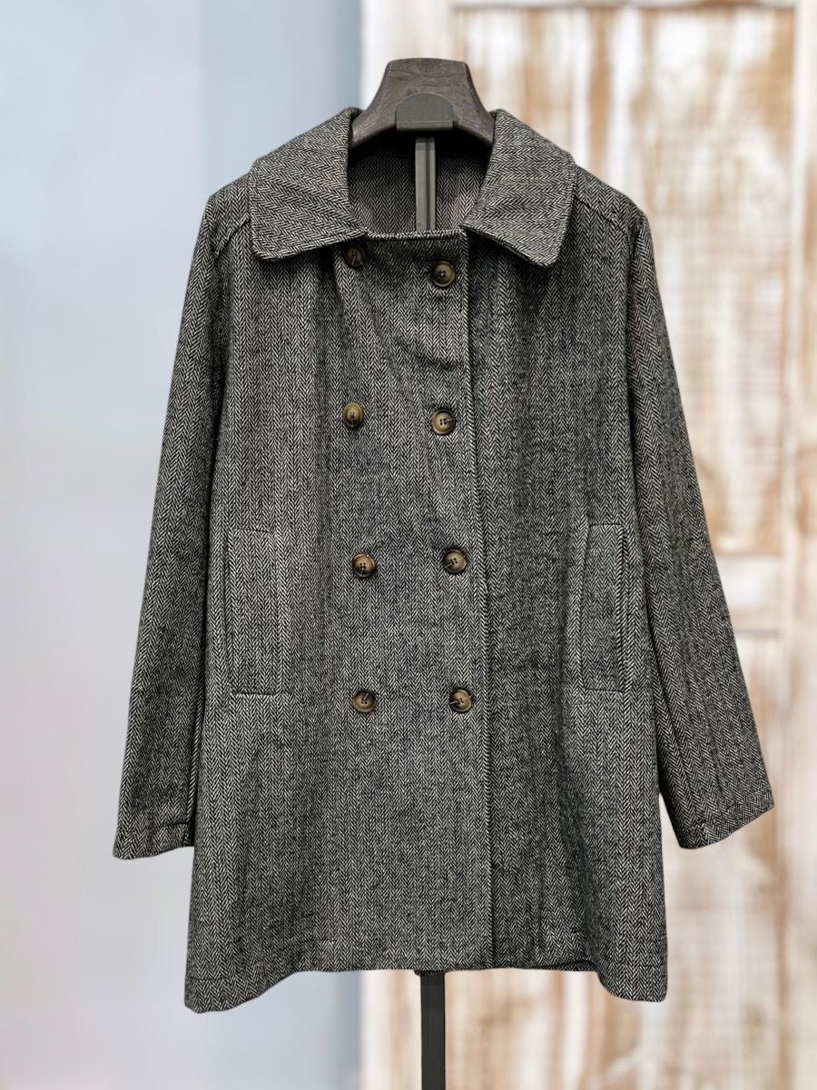 Chaquetón Espiga doble botón