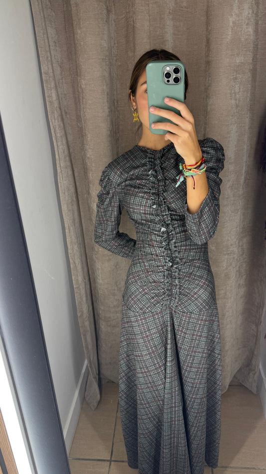 Vestido Vichy Escocés