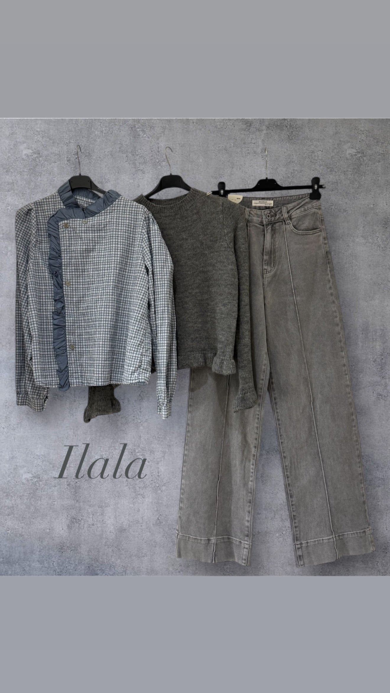 Blusa Vichy Tapa lateral