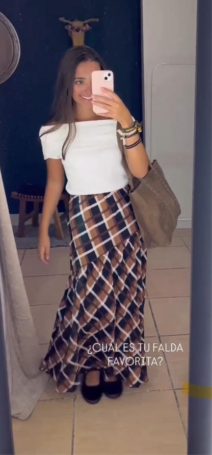 Falda Cuadros