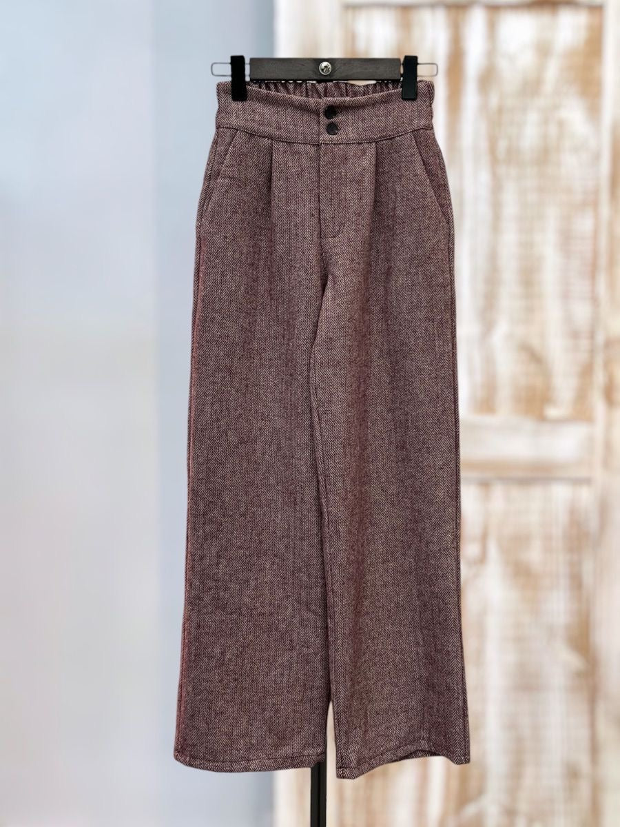 Pantalón fajín espiga