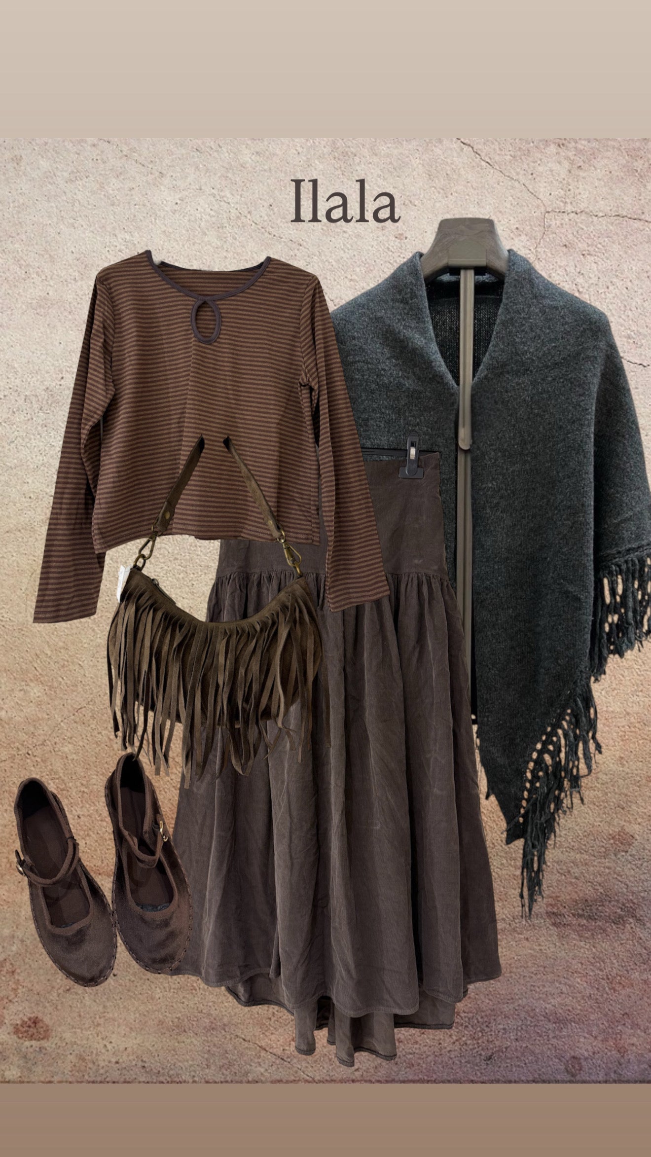 Picos de Lana con flecos