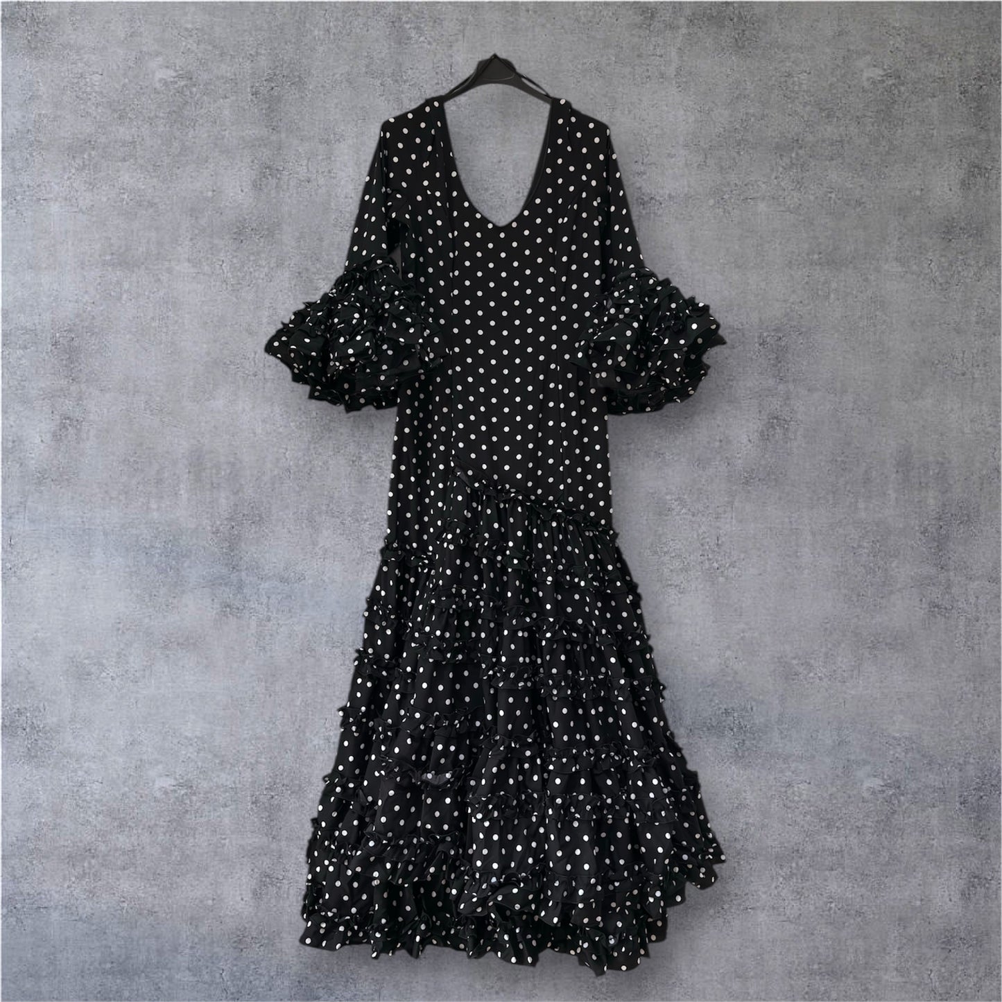 Traje flamenca topito Tela