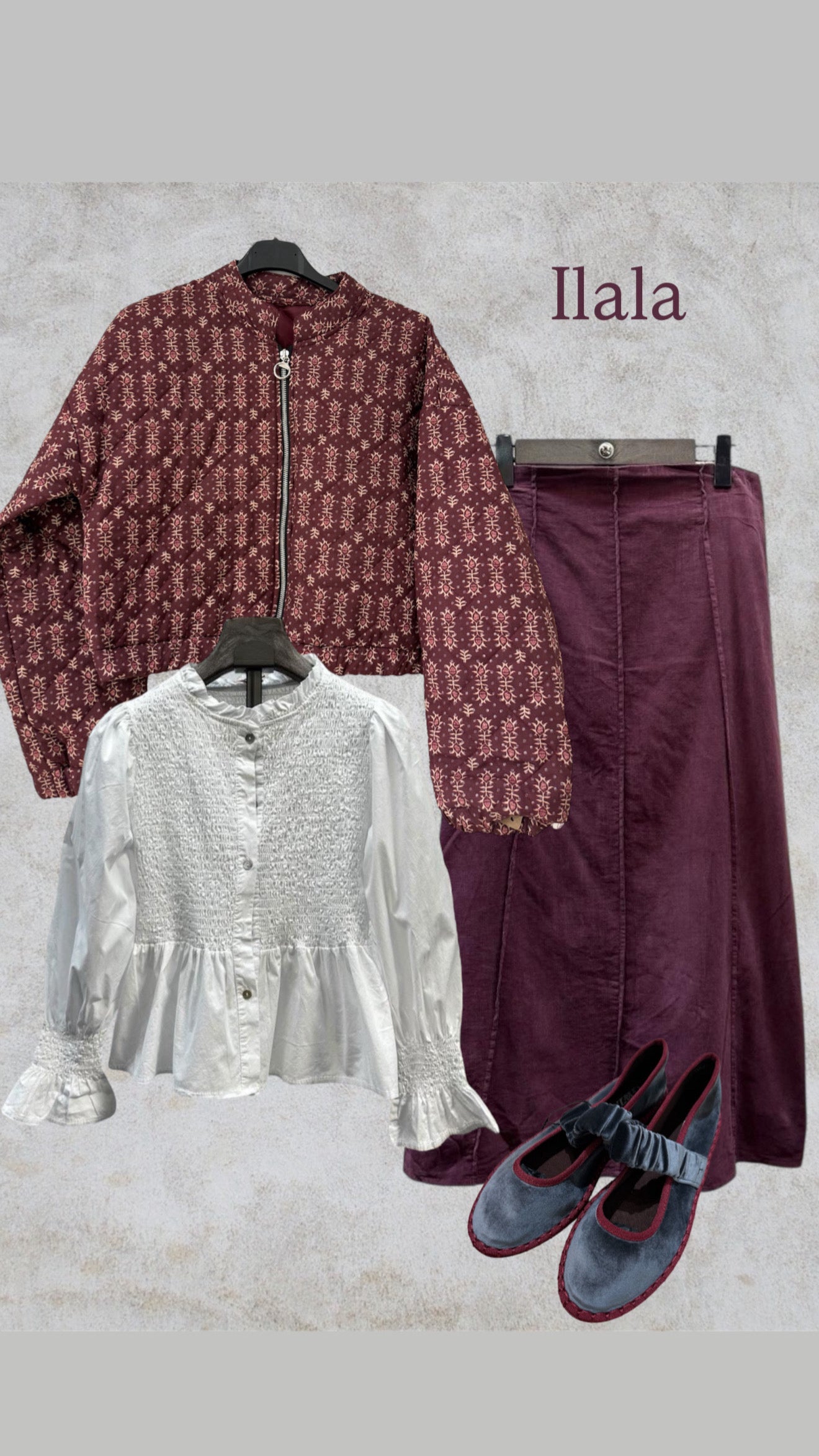 Saia de micro bombazine