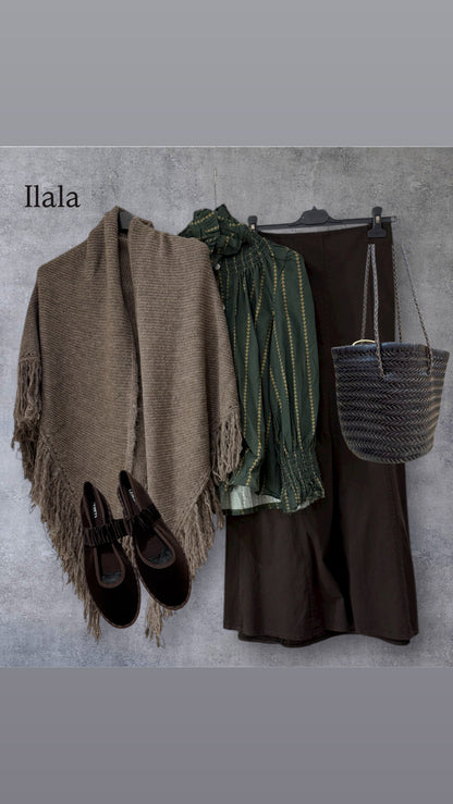 Picos de Lana con flecos