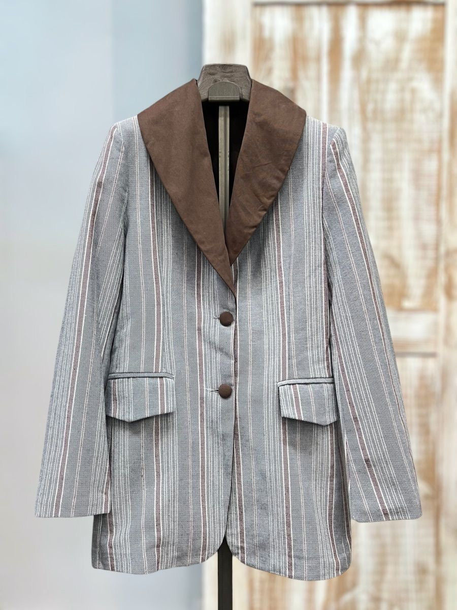 Chaqueta Larga mil Rayas