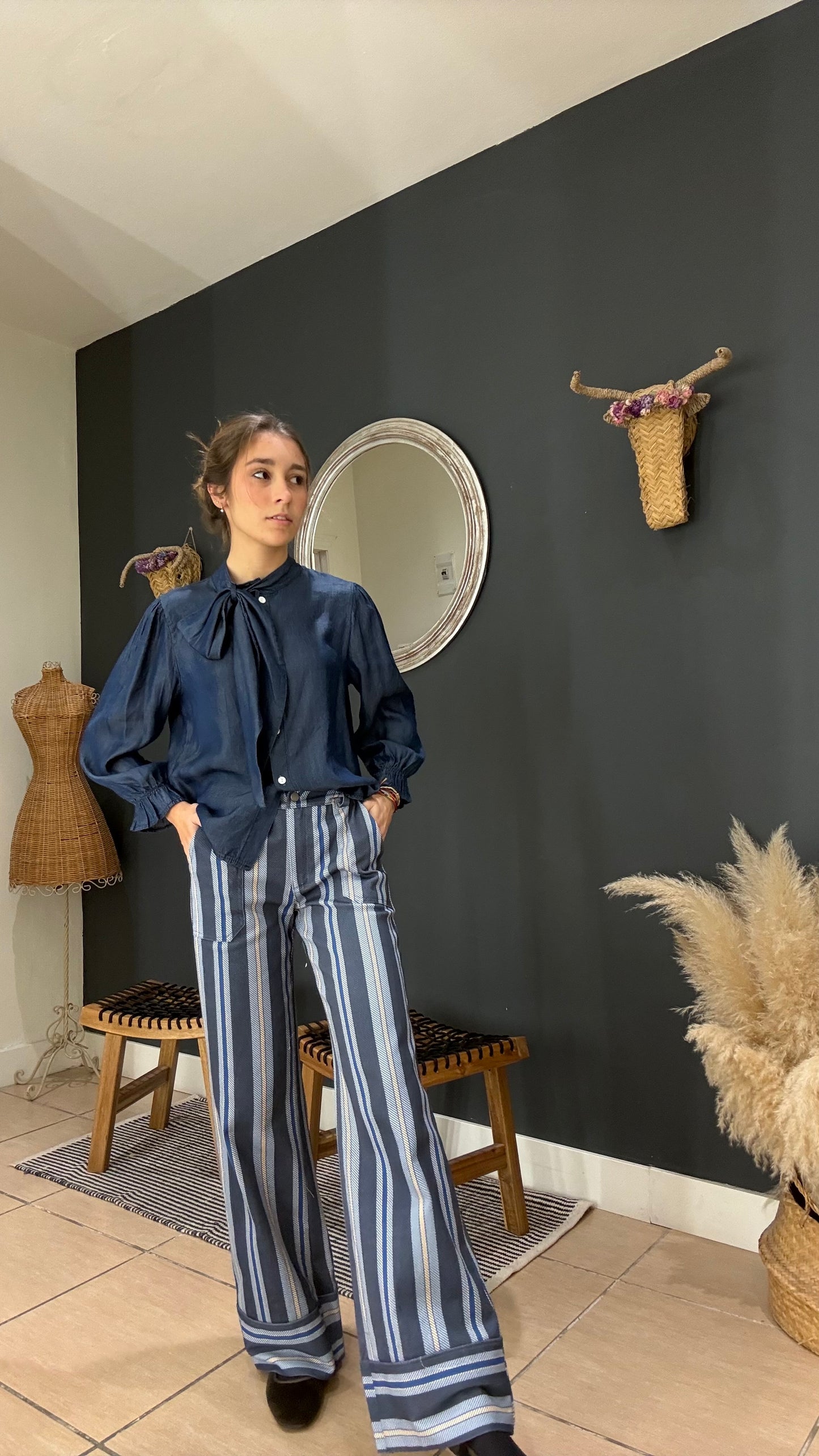 Blusa vaquera Lazada