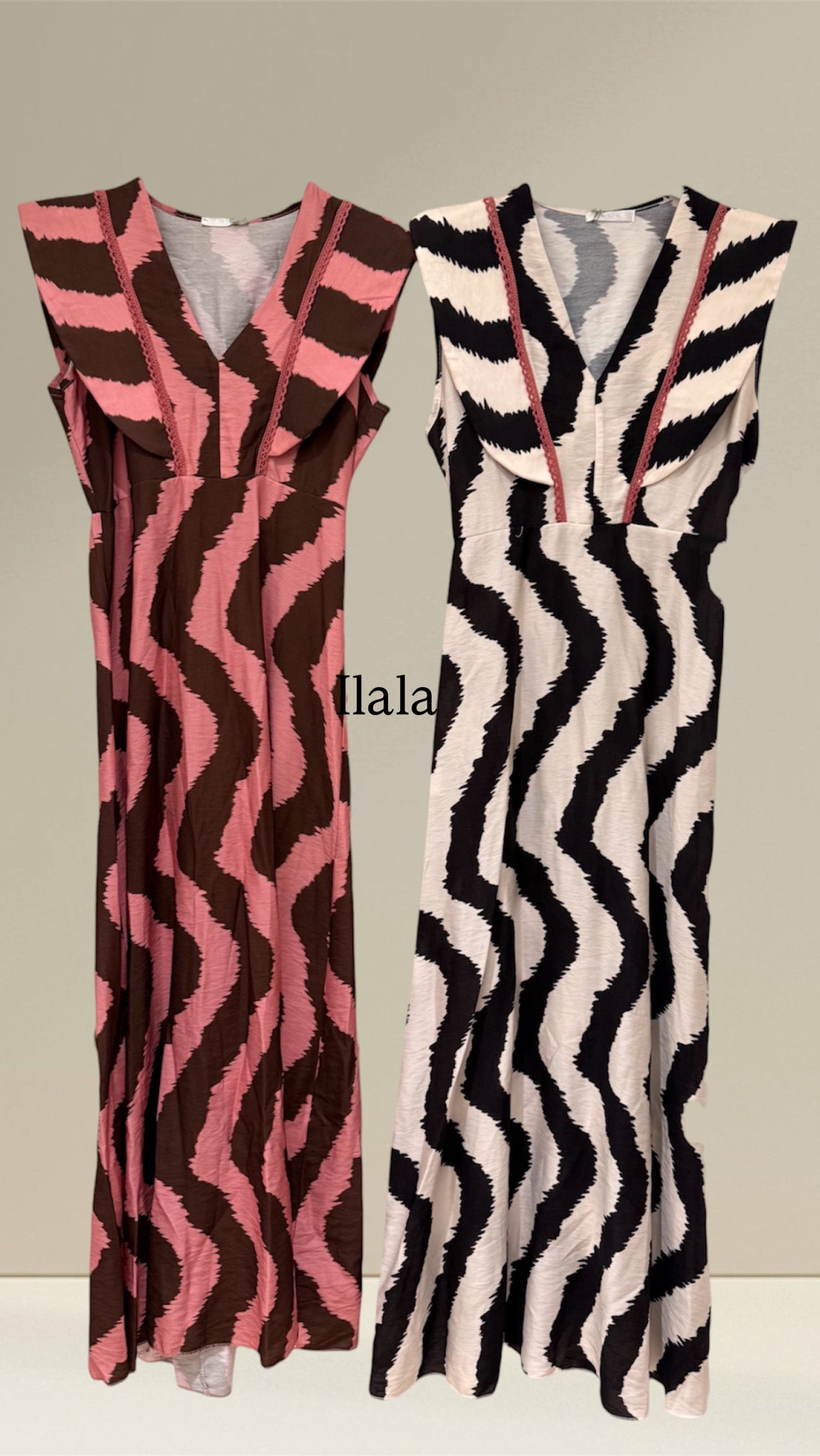 Vestido Ondas Volantes