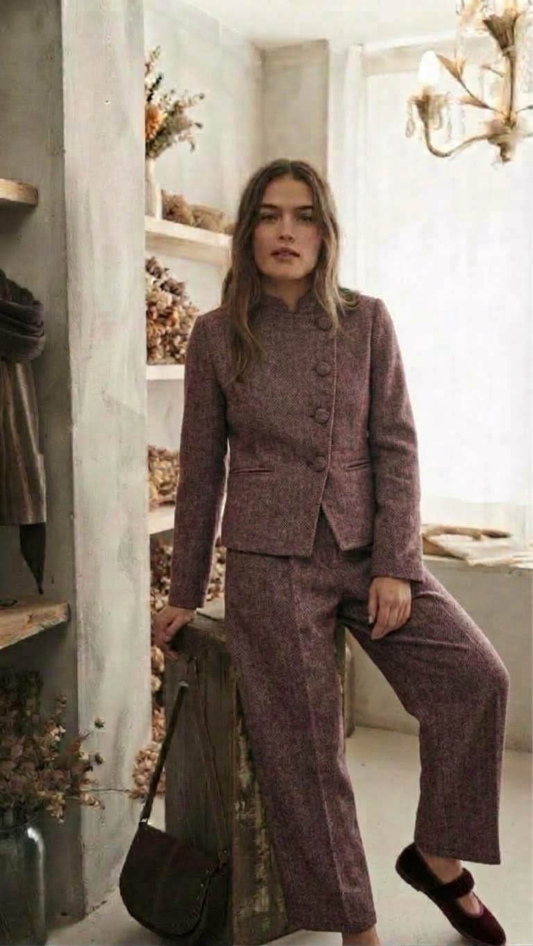 Pantalón fajín espiga