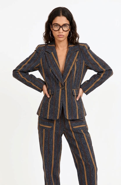 Pantalón Rayado Otoño