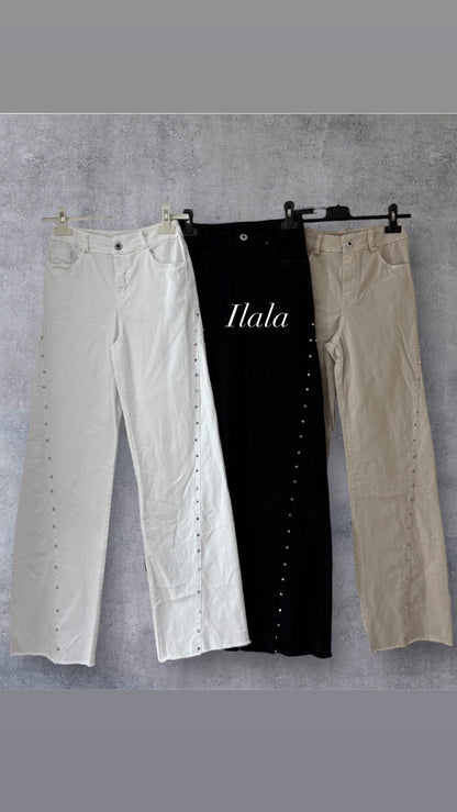 Pantalón Tachas laterales