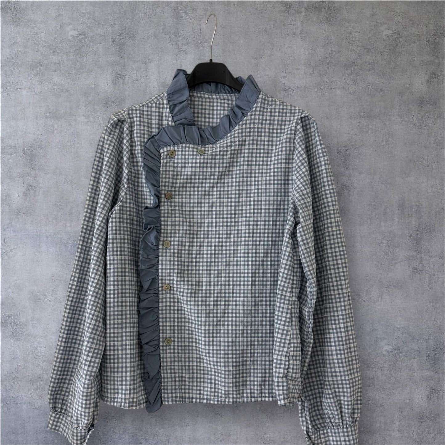 Blusa Vichy Tapa lateral