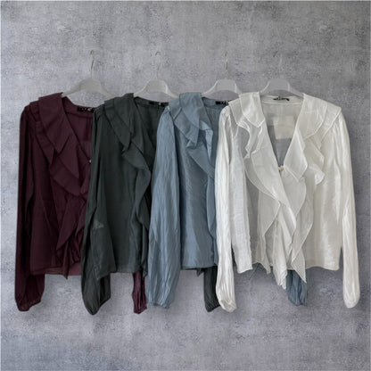 Blusa Fluida Volantes