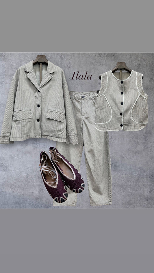Chaqueta Raya fina