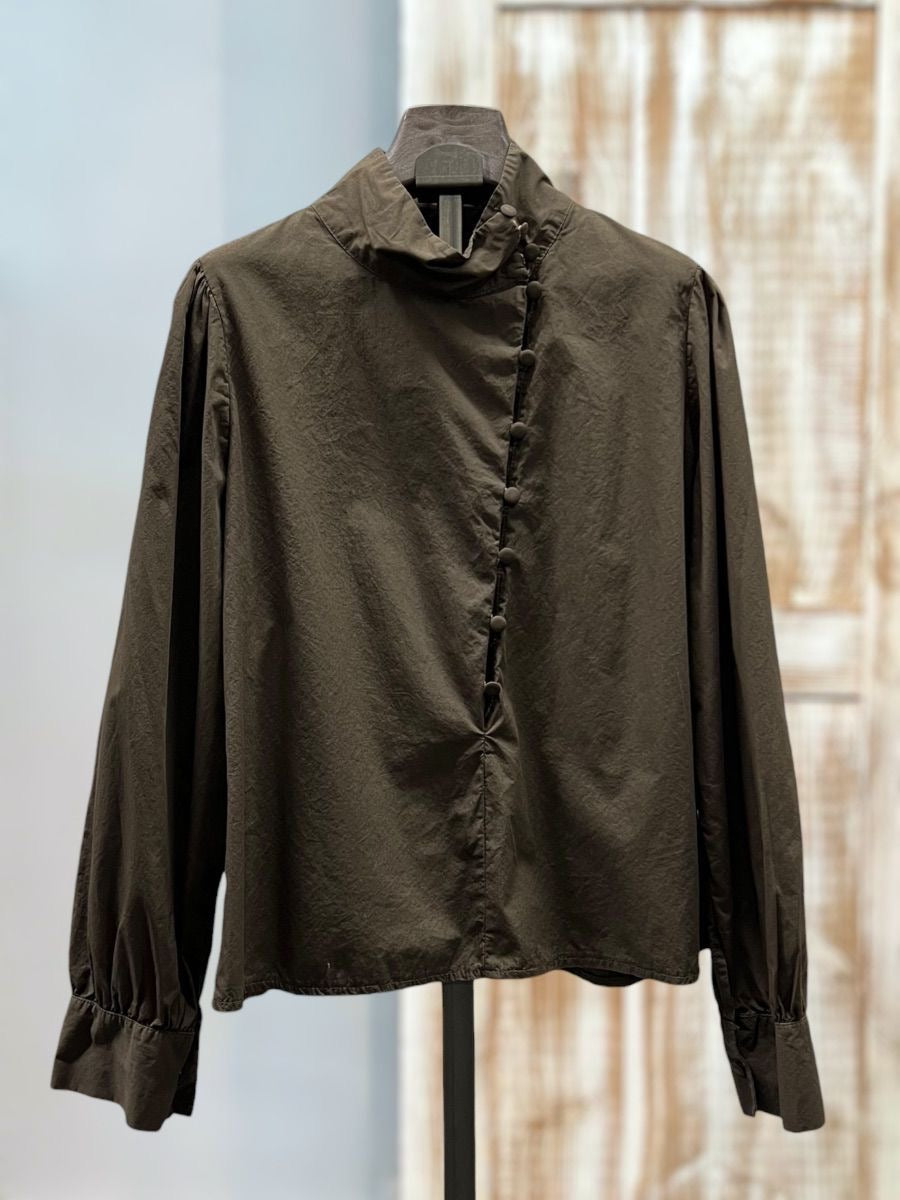 Blusa Abotonada Lateral
