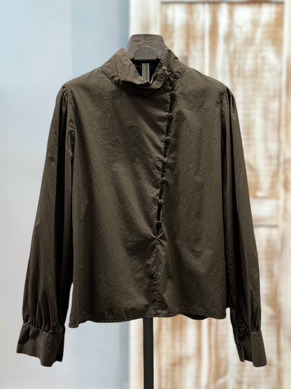 Blusa Abotonada Lateral