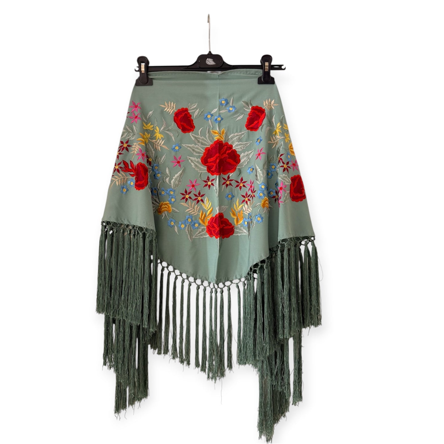 Mantón bordado Flamenca