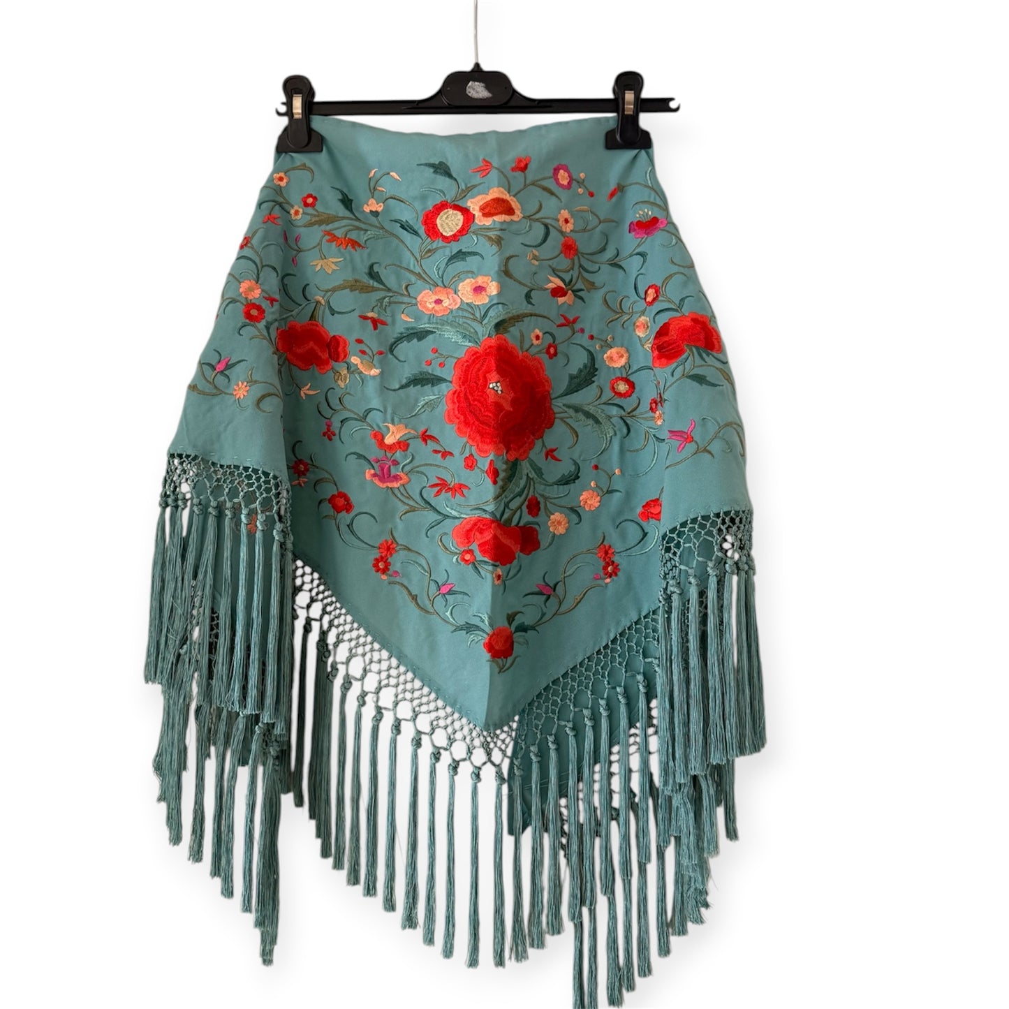 Mantón bordado Flamenca