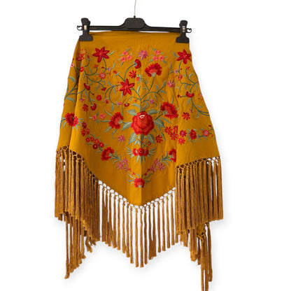 Mantón bordado Flamenca