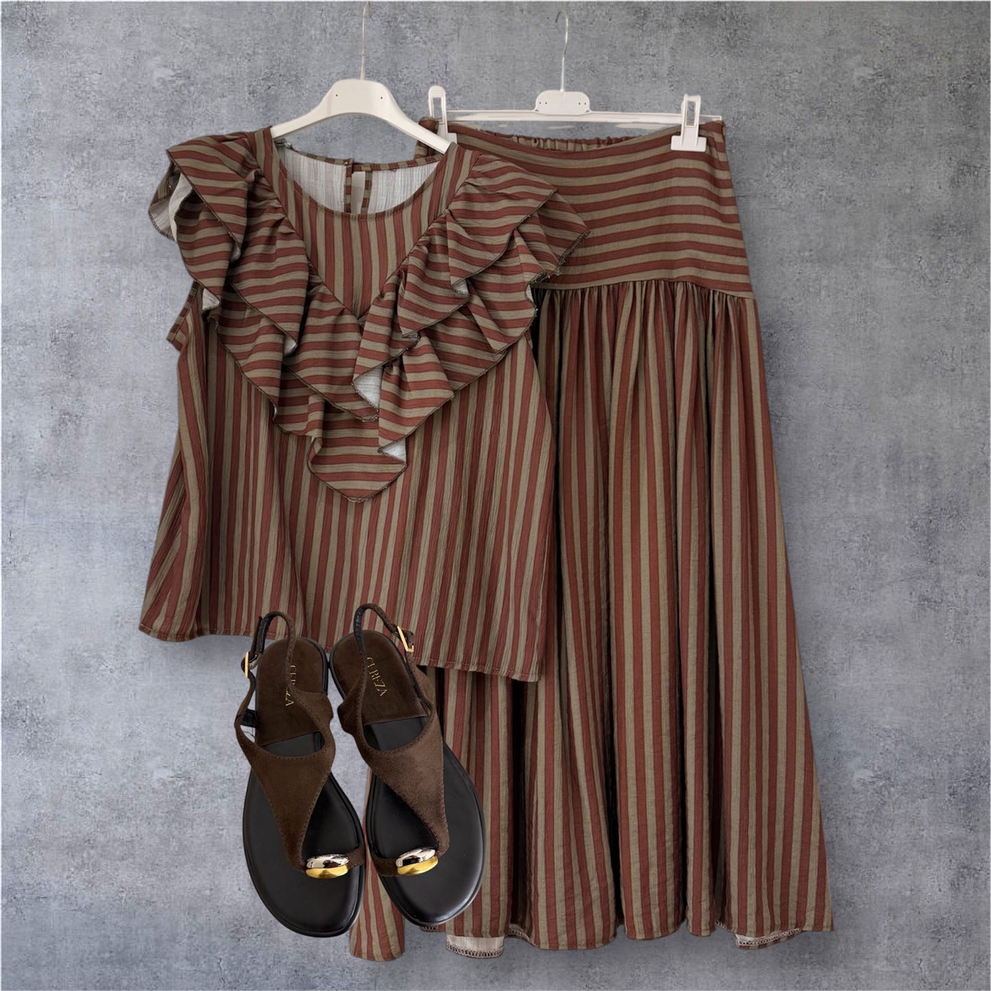 Falda Rayas Horizontal